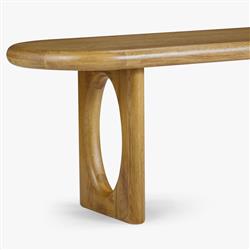 Arley Modern Classic Oak Wood Dining Bench|
