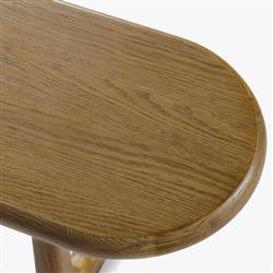 Arley Modern Classic Oak Wood Dining Bench|