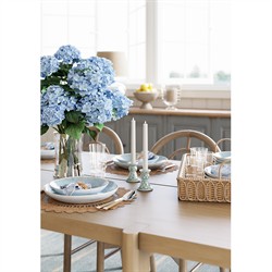 Aviva Coastal Beach Oak Wood Dining Table - 86"|