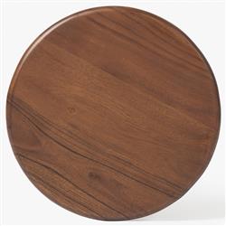 Thomas Updated Traditional Brown Wood Spindle Drink Table|