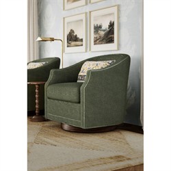 Thomas Updated Traditional Brown Wood Spindle Drink Table|