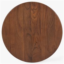 Thomas Updated Traditional Brown Wood Spindle End Table|