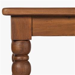 Thomas Updated Traditional Brown Wood Spindle Wide Bookcase|