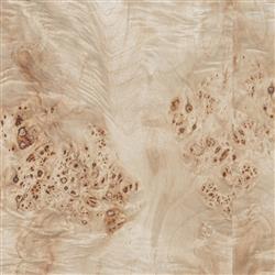 Briella Modern Classic Light Brown Burl Wood 3 Door Sideboard|