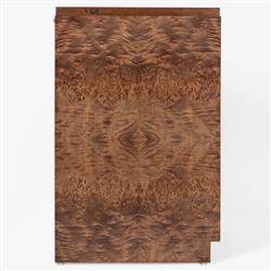 Briella Modern Classic Dark Brown Burl Wood Dresser|