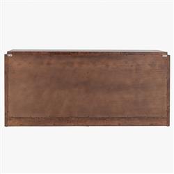 Briella Modern Classic Dark Brown Burl Wood Dresser|