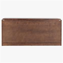 Briella Modern Classic Dark Brown Burl Wood Dresser|