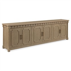 Wilshire French Country Vintage Brown Oak Media Cabinet - 110
