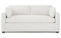 Weybridge Heathered Ivory Performance Bench Cushion Sleeper Sofa - 75Gǥ|