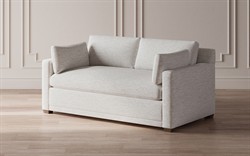 Weybridge Heathered Ivory Performance Bench Cushion Sleeper Sofa - 75Gǥ|