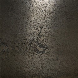 Malia Industrial Taupe Marble Aged Bronze Iron Round Coffee Table|