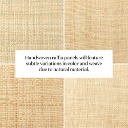 Sienna Modern Classic Beige Raffia Sideboard|