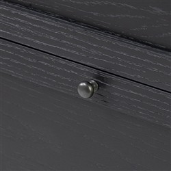 Clarence Modern Classic Black Oak Dresser|