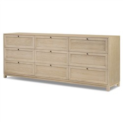 Clarence Modern Classic Light Brown Oak Dresser|
