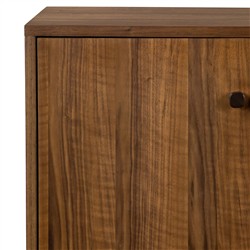 Nery Rustic Lodge Brown Walnut Wood Sideboard|