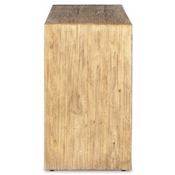 Nerin Coastal Beach Distressed Brown Wood Sideboard|
