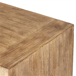 Nerin Coastal Beach Distressed Brown Wood Sideboard|