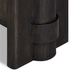 Olson Rustic Lodge Dark Brown Oak Wood Sideboard|
