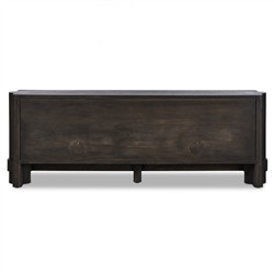 Olson Rustic Lodge Dark Brown Oak Wood Sideboard|