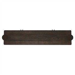 Olson Rustic Lodge Dark Brown Oak Wood Sideboard|