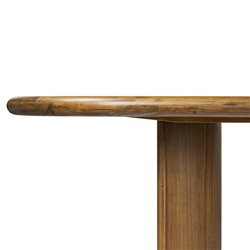 Paris Rustic Lodge Brown Acacia Oval Extendable Dining Table - 84-104"|