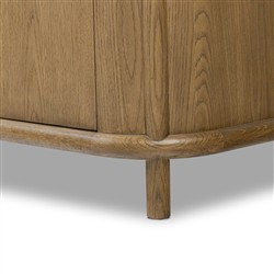 Bonnie Rustic Lodge Brown Oak Sideboard|