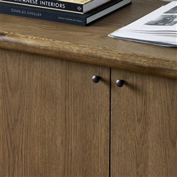 Bonnie Rustic Lodge Brown Oak Sideboard|