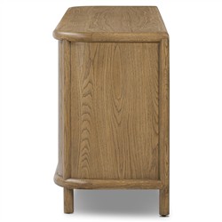 Bonnie Rustic Lodge Brown Oak Sideboard|
