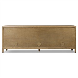 Bonnie Rustic Lodge Brown Oak Sideboard|