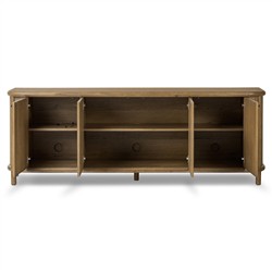 Bonnie Rustic Lodge Brown Oak Sideboard|