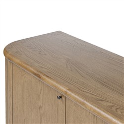 Bonnie Rustic Lodge Brown Oak Sideboard|