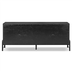 Matthew Modern Classic Black Oak Wood Sideboard|