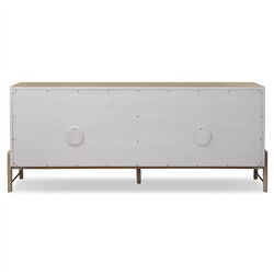 Matthew Modern Classic Brown Oak Wood Sideboard|