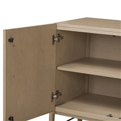 Matthew Modern Classic Brown Oak Wood Sideboard|