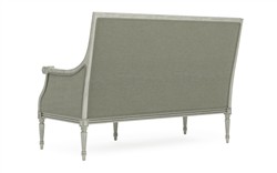 Juliette Sage Velvet Provence Sage Settee|