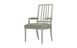 Sabinna Sage Velvet Provence Sage Dining Arm Chair|