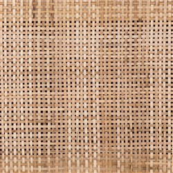 Emilie Mid Century Light Brown Mango Wood Woven Cane Iron Base Media Console - 65"W Overstock|