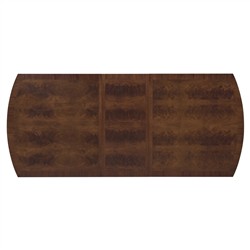 Alaine Updated Traditional Dark Extendable Rectangular Dining Table - 82-122"|