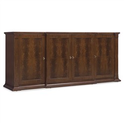 Alaine Updated Traditional Dark Walnut Buffet|