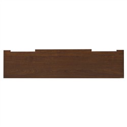 Alaine Updated Traditional Dark Walnut Buffet|
