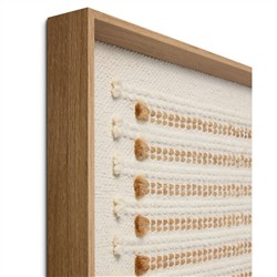 Eryssa Beige Textile Framed Wall Art - 2'5"x2'5"|