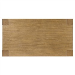 Kinsey Rustic Lodge Brown Wood Rectangular Dining Table - 72"|