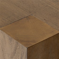 Kinsey Rustic Lodge Brown Wood Dining Bench|