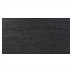 Rayan Rustic Lodge Black Reclaimed Wood Coffee Table|