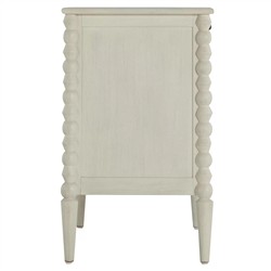 Jennifer Updated Traditional Cream Wood Chest|