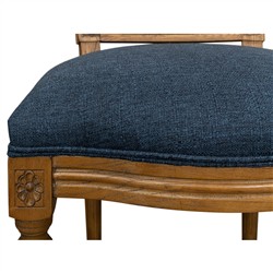 Iona Updated Traditional Brown Cane Wood Dining Chair|