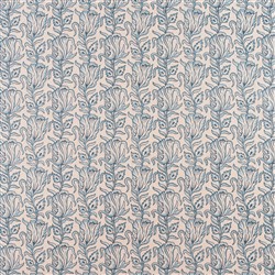 Leon Updated Traditional Blue Slipcovered Arm Chair|