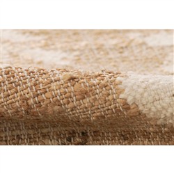 Lizbeth Coastal Beach Ivory Floral Patterned Rug - 3'6"x5'6"|