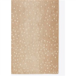 Hayde Modern Classic Beige Ombre Wool Animal Patterned Rug - 3'6"x5'6"|