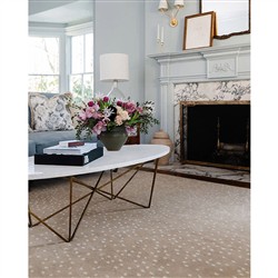 Hayde Modern Classic Beige Ombre Wool Animal Patterned Rug - 3'6"x5'6"|